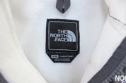 Women's The North Face Grey & White Denali Hooded Jacket - ThriftedThreads.com