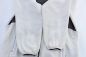 Women's The North Face Grey & White Denali Hooded Jacket - ThriftedThreads.com
