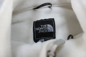 Women's The North Face Light Grey& White Denali Jacket - ThriftedThreads.com