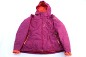 Women's The North Face Logo Purple 2 - 1 In Zip Up Jacket - ThriftedThreads.com