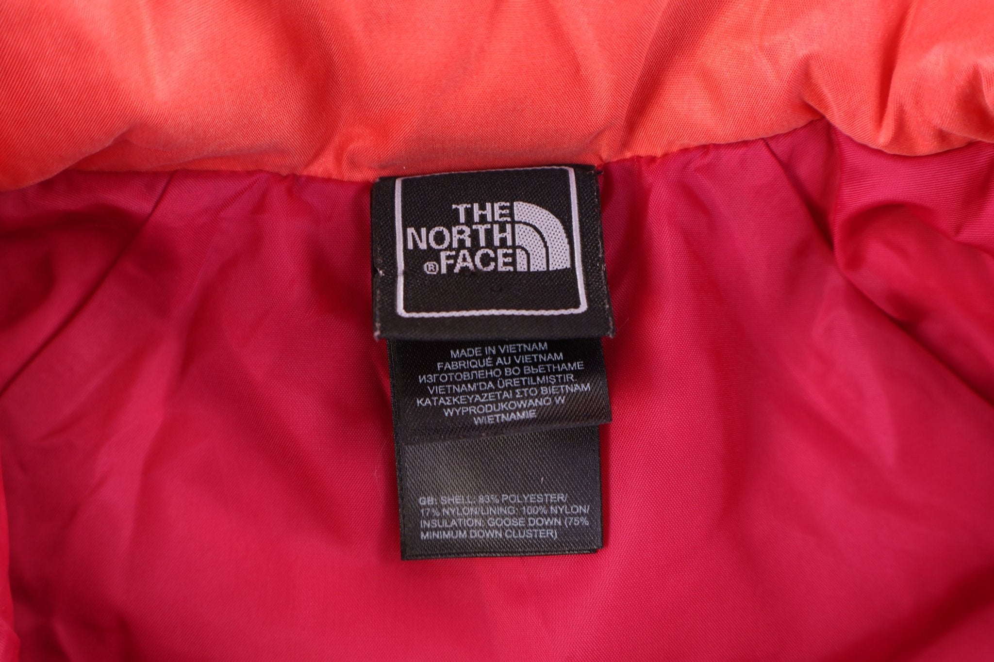 Women's The North Face Orange Full Zip Puffer Vest - Vest - Thrifted Threads