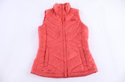 Women's The North Face Orange Full Zip Puffer Vest - Vest - Thrifted Threads