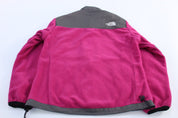 Women's The North Face Pink & Grey Denali Fleece Jacket - ThriftedThreads.com