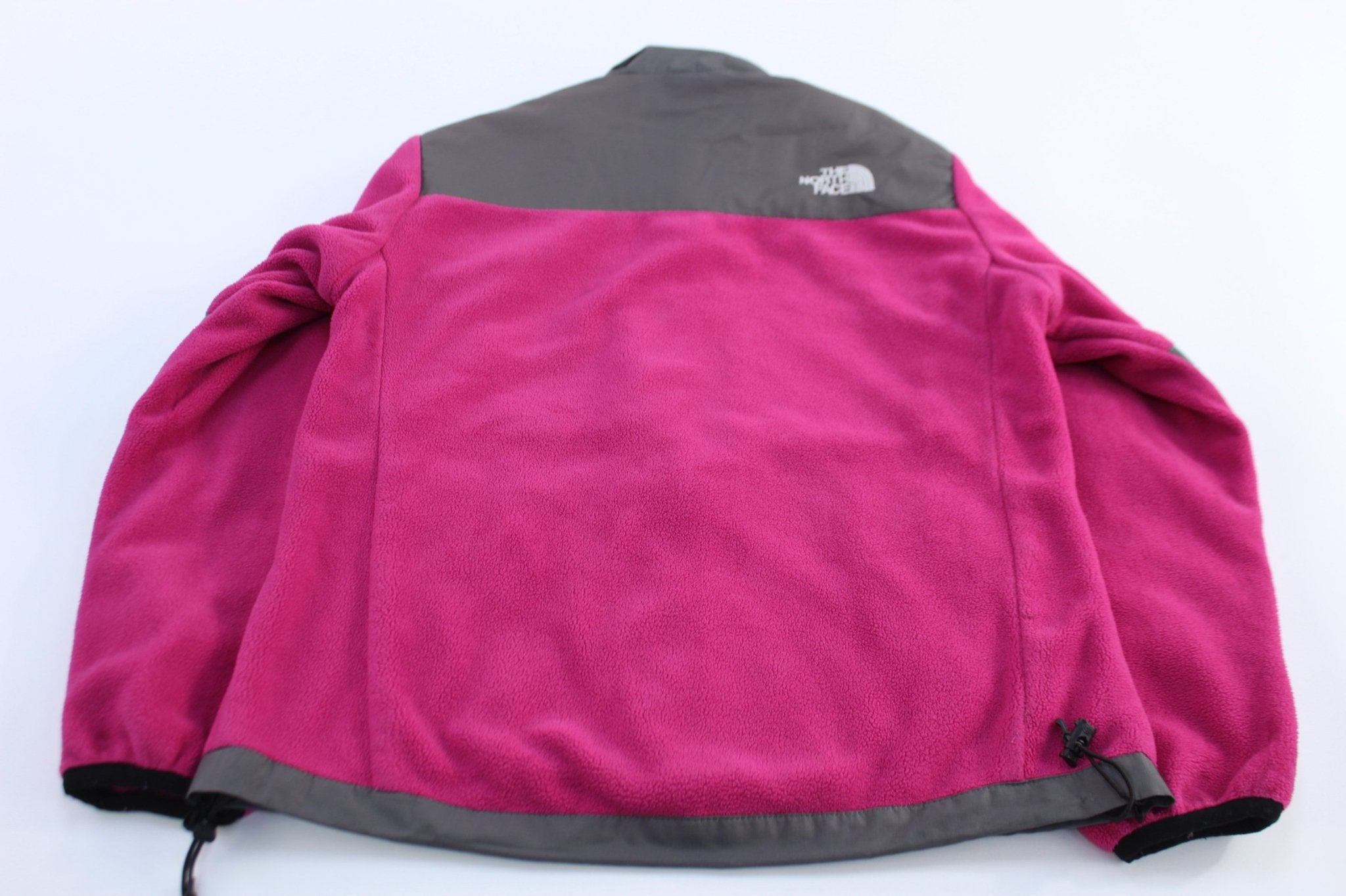 Women's The North Face Pink & Grey Denali Fleece Jacket - ThriftedThreads.com