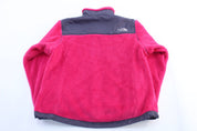 Women's The North Face Pink & Grey Sherpa Jacket - ThriftedThreads.com