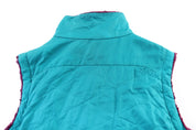 Women's The North Face Purple & Aqua Reversible Zip Up Jacket - ThriftedThreads.com