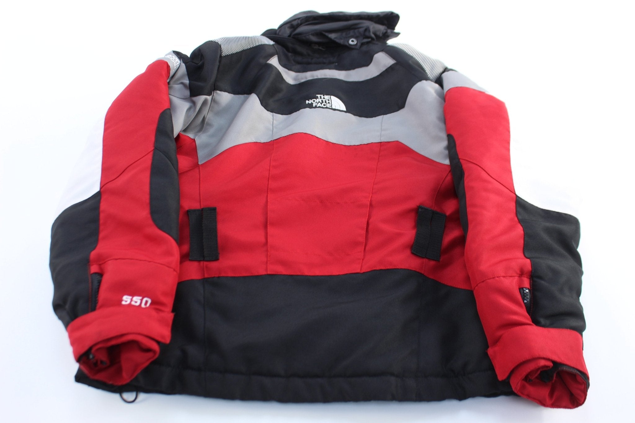 Women's The North Face Red, Grey, & Black Steep Tech Jacket - ThriftedThreads.com
