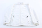 Women's The North Face White Fleece Jacket - ThriftedThreads.com