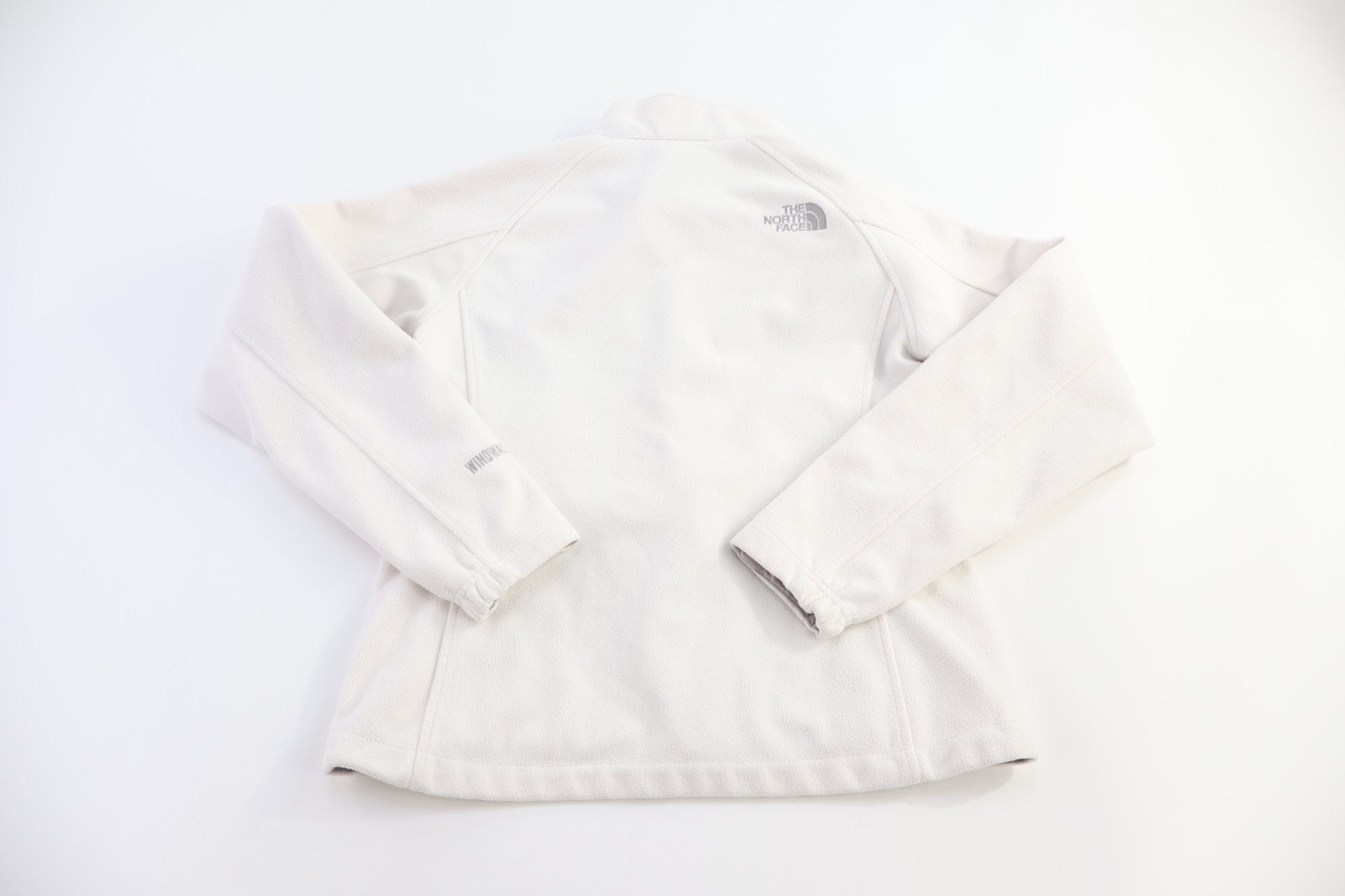 Women's The North Face White Full Zip Jacket - Jacket - Thrifted Threads