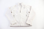 Women's The North Face White Full Zip Jacket - Jacket - Thrifted Threads