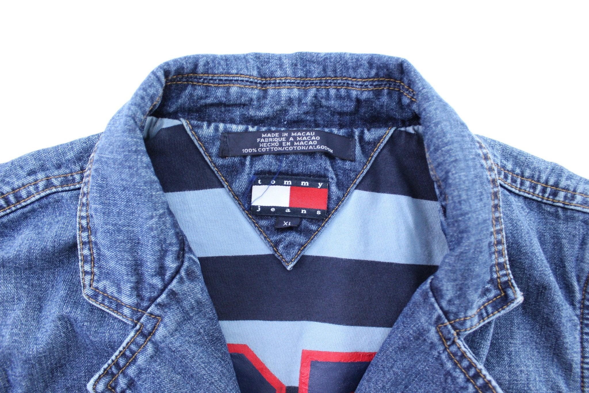 Women's Tommy Hilfiger Denim Jacket - ThriftedThreads.com