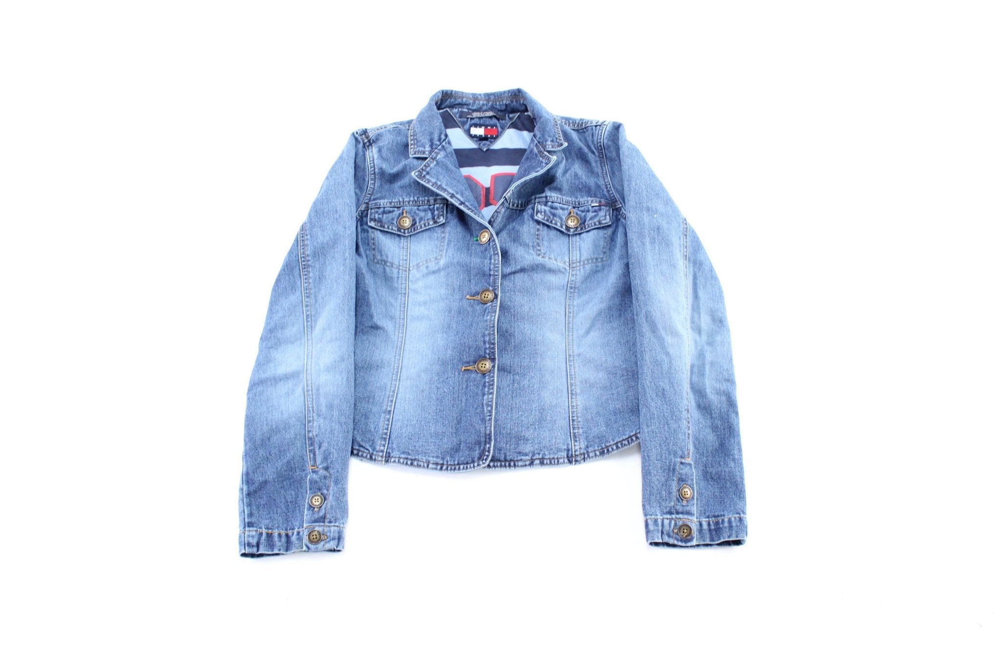Women's Tommy Hilfiger Denim Jacket - ThriftedThreads.com