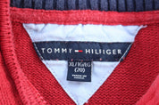 Women's Tommy Hilfiger Embroidered Logo Quarter Zip Sweater - Sweater - Thrifted Threads