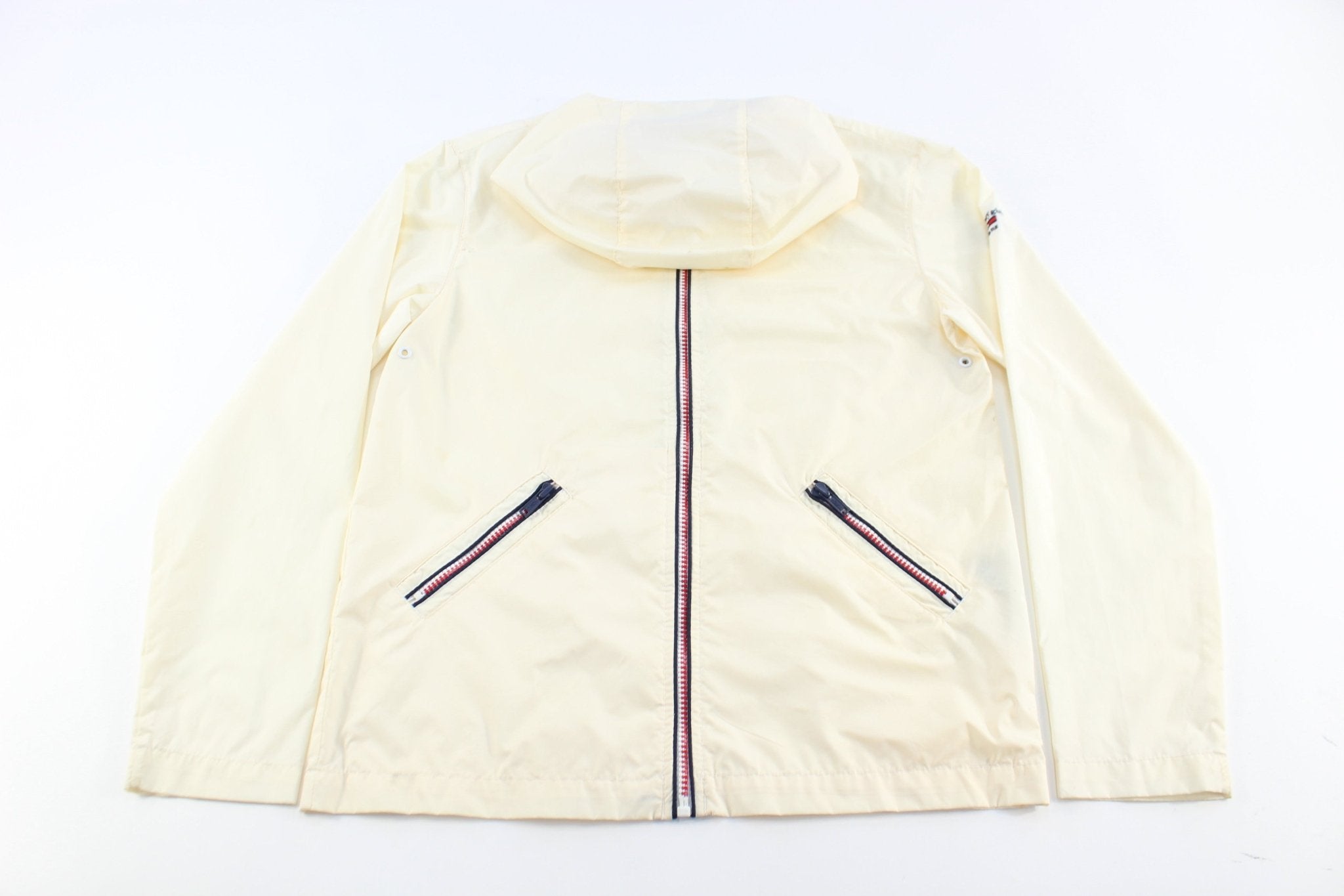 Women's Tommy Hilfiger White Zip Up Jacket - ThriftedThreads.com