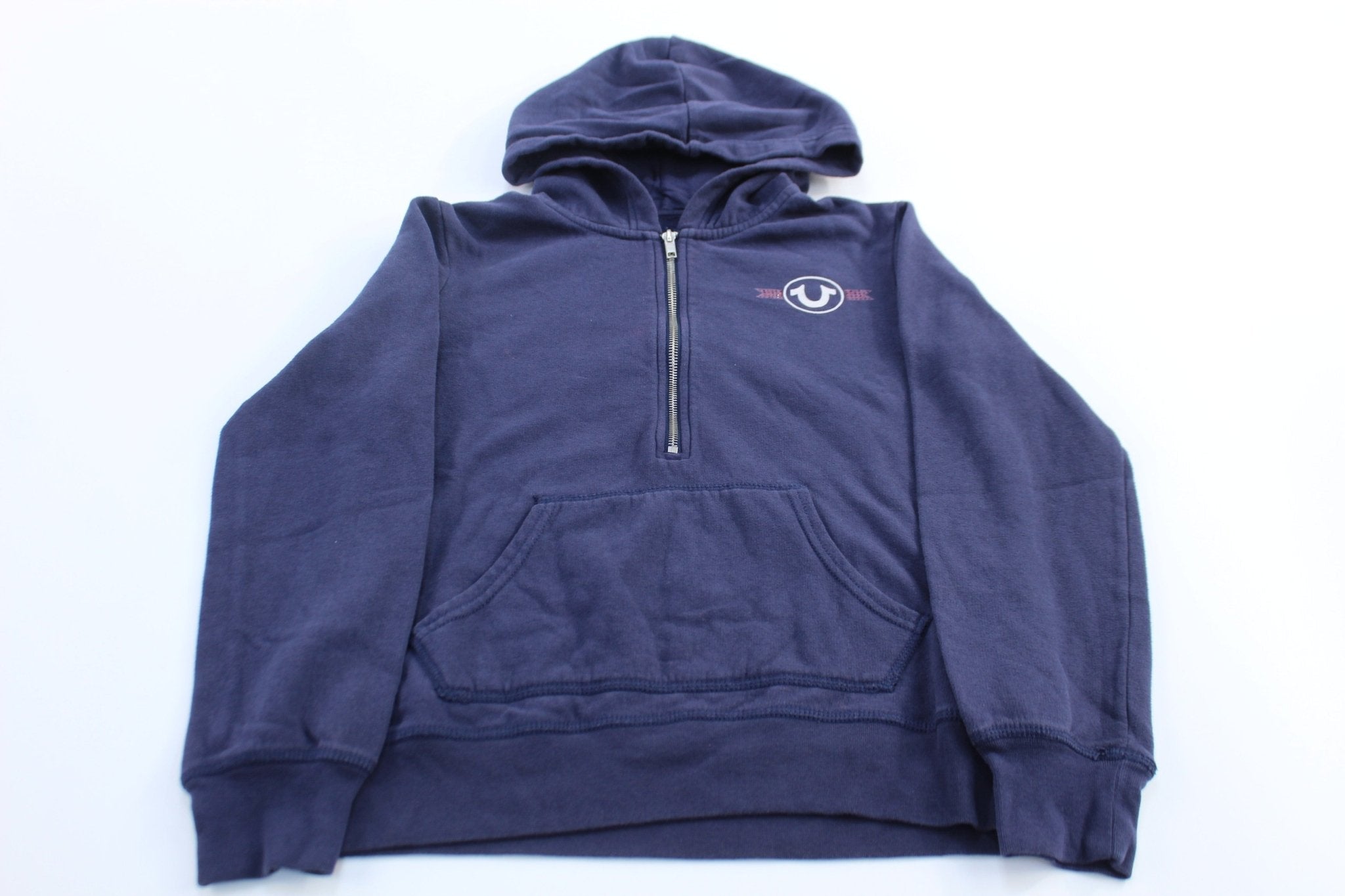 Women's True Religion Blue Pullover Hoodie - Jackets - Thrifted Threads