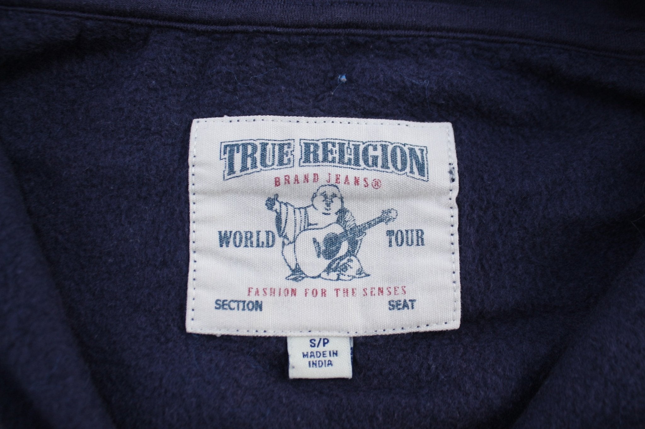 Women's True Religion Blue Pullover Hoodie - Jackets - Thrifted Threads