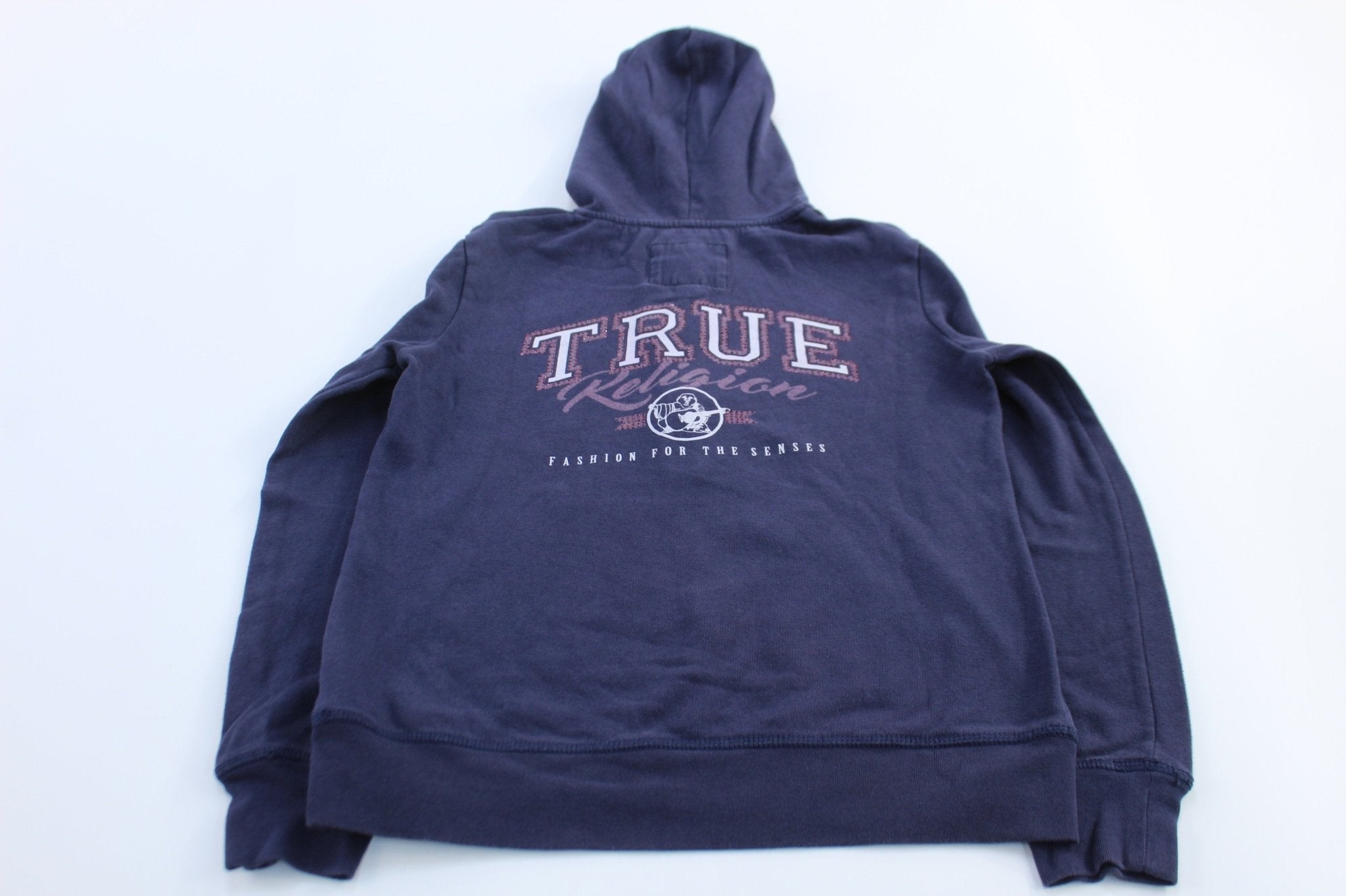 Women's True Religion Blue Pullover Hoodie - Jackets - Thrifted Threads
