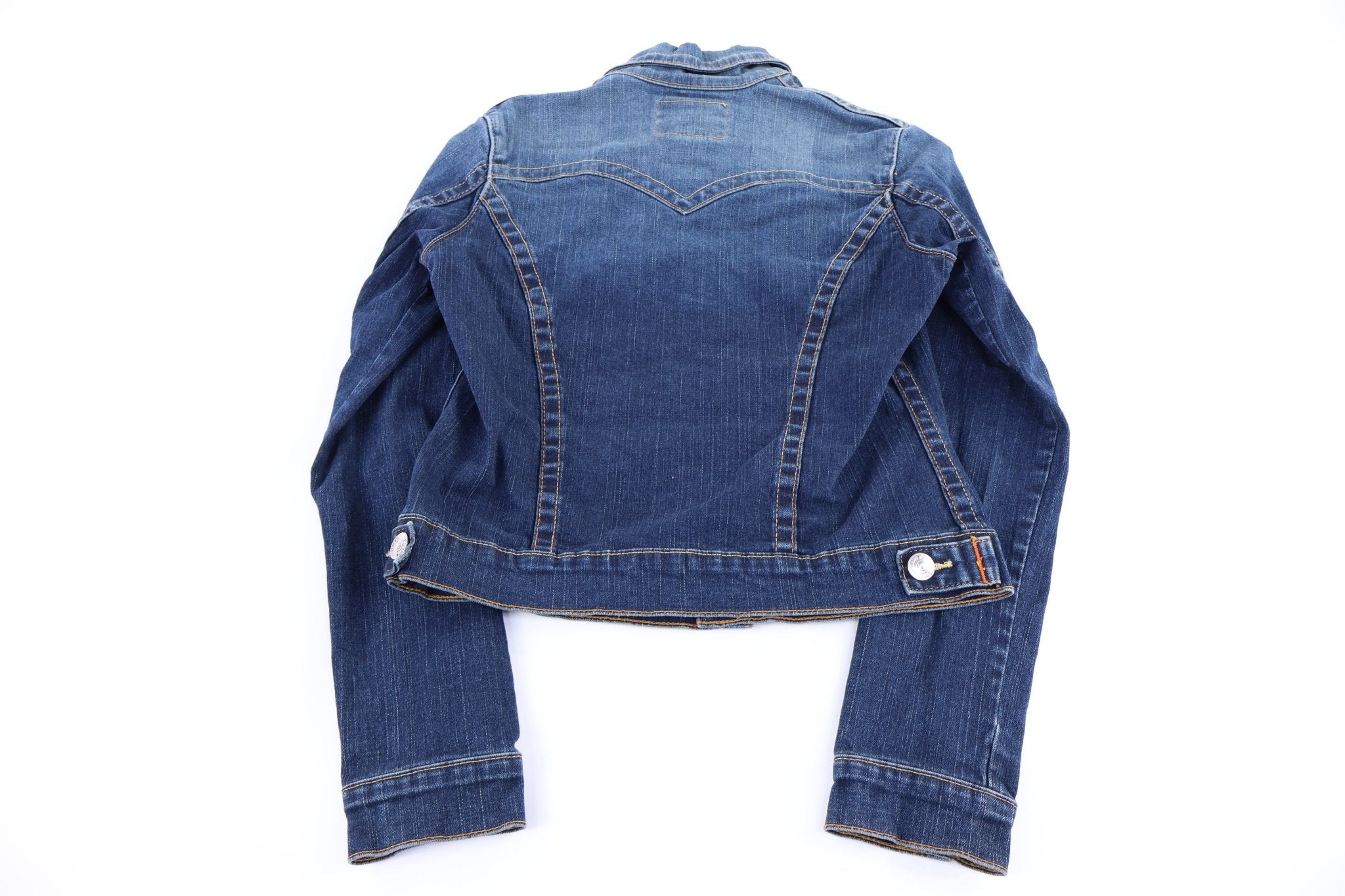 Women's True Religion Dark Wash Denim Jacket - Jacket - Thrifted Threads