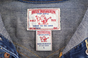 Women's True Religion Dark Wash Denim Jacket - Jacket - Thrifted Threads