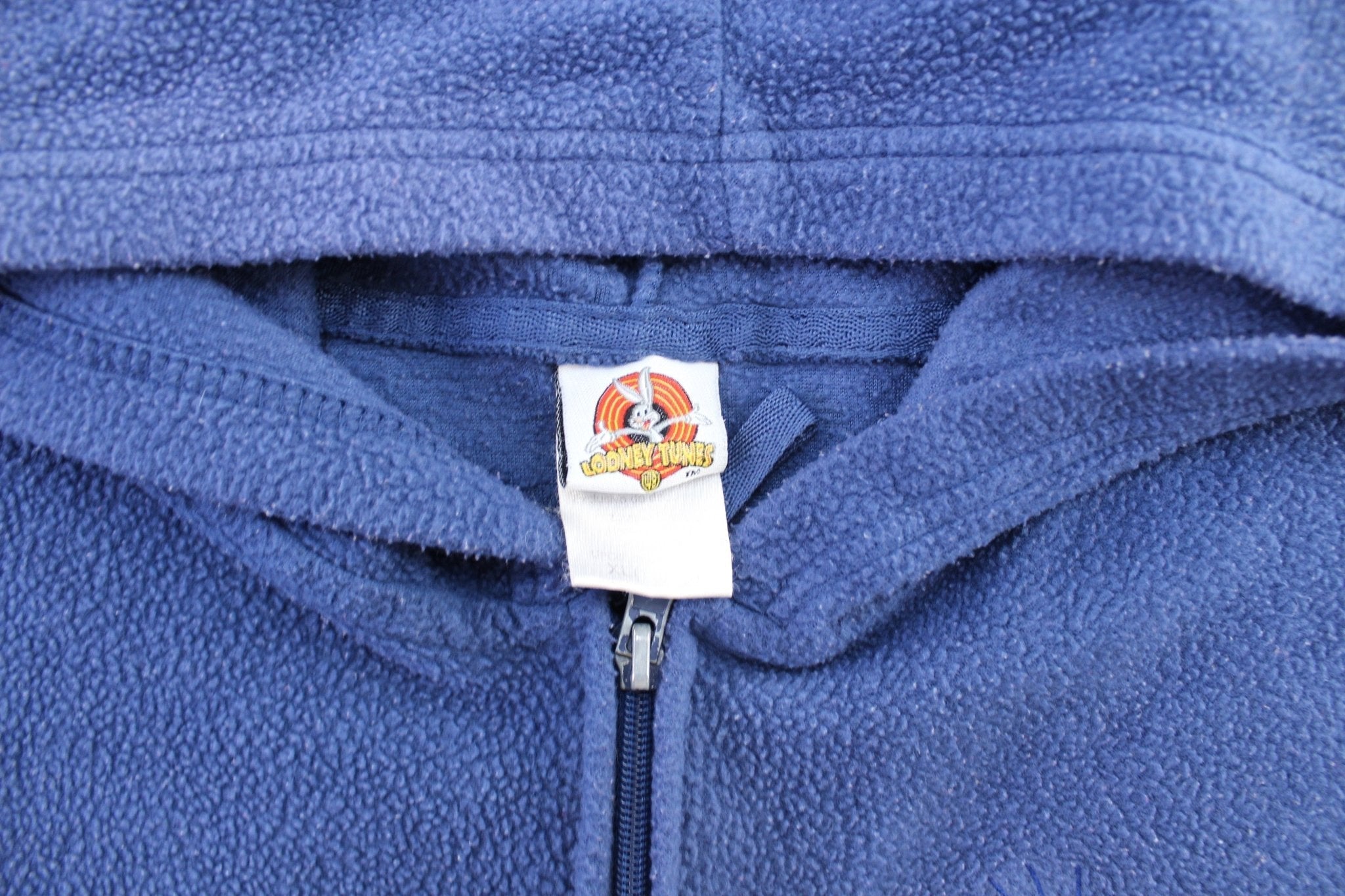 Women's Tweety Embroidered Fleece Zip Up Hoodie - Jacket - Thrifted Threads