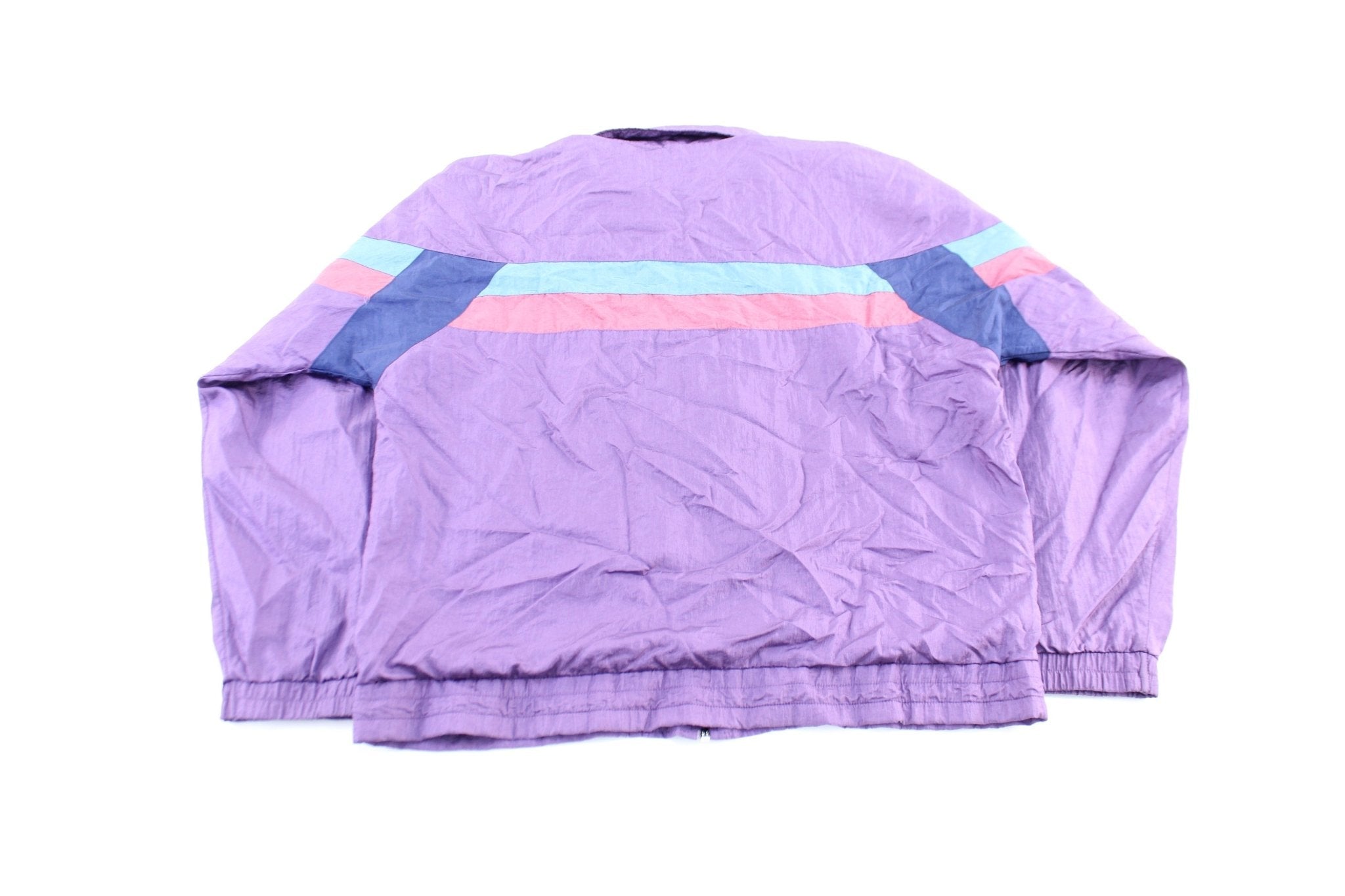 Women's USA Olympic Embroidered Logo Purple Zip Up Jacket - Jacket - Thrifted Threads