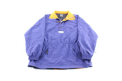 Women's Vintage Adidas Purple & Orange Windbreaker Jacket - ThriftedThreads.com