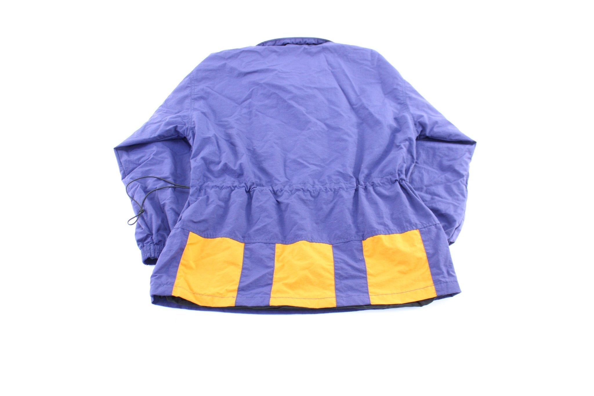 Women's Vintage Adidas Purple & Orange Windbreaker Jacket - ThriftedThreads.com