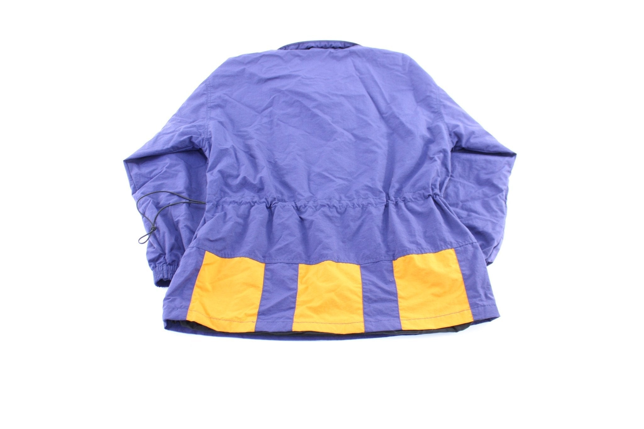Women's Vintage Adidas Purple & Orange Windbreaker Jacket - ThriftedThreads.com