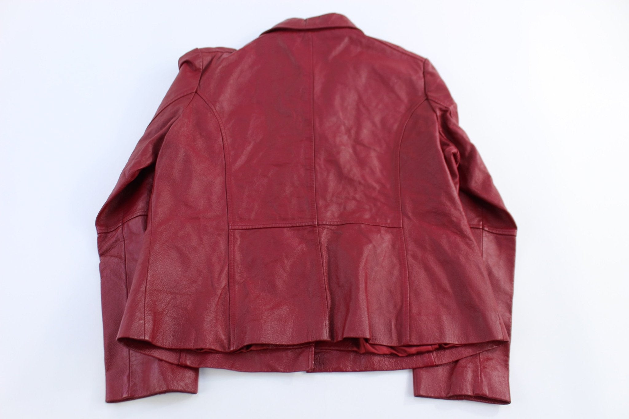 Women's Vintage Chadwick's Red Leather Jacket - Jacket - Thrifted Threads