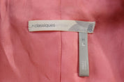 Women's Vintage Classiques Pink Button Blazer - ThriftedThreads.com