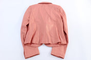 Women's Vintage Classiques Pink Button Blazer - ThriftedThreads.com