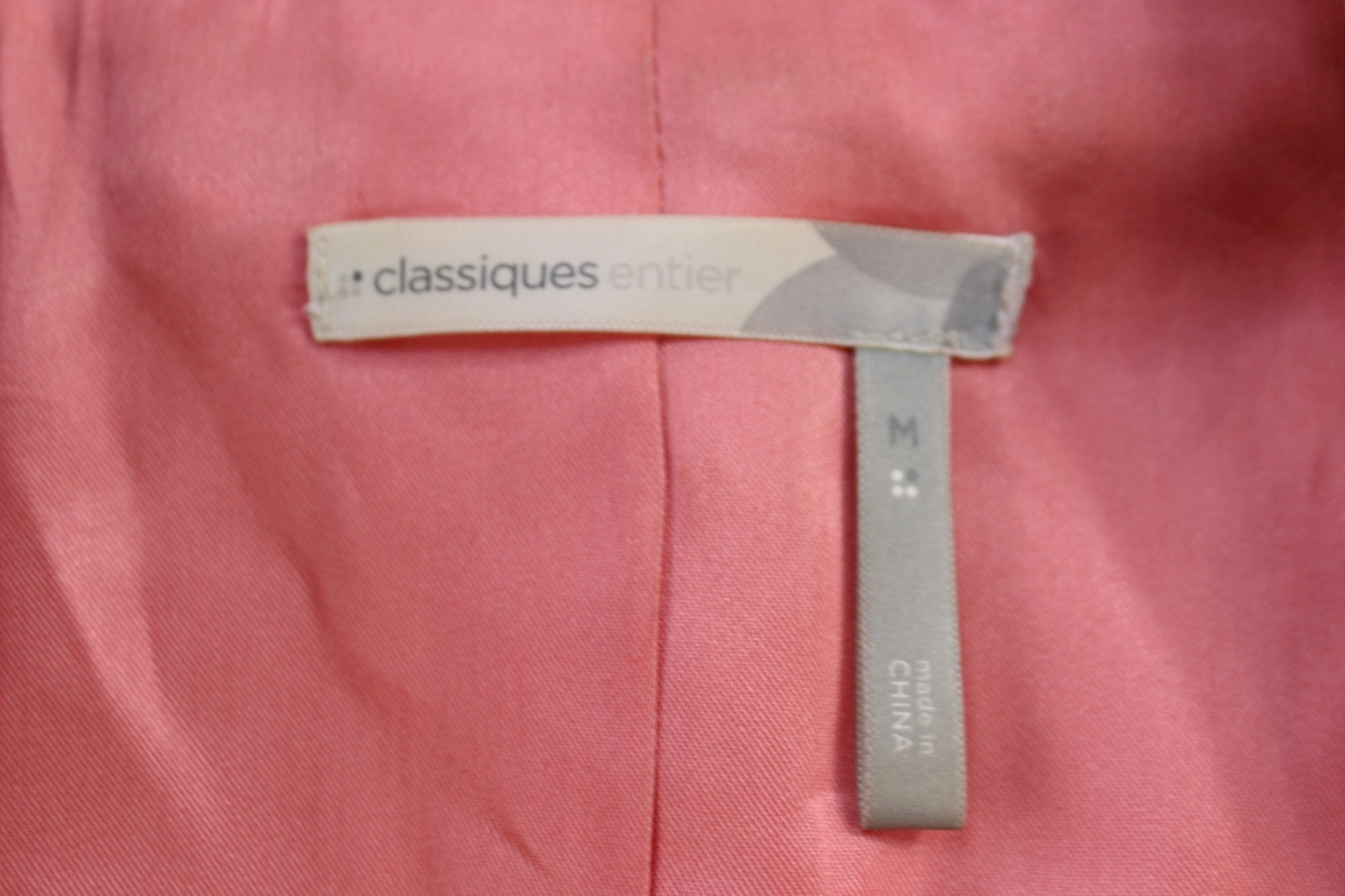 Women's Vintage Classiques Pink Button Blazer - Jackets - Thrifted Threads