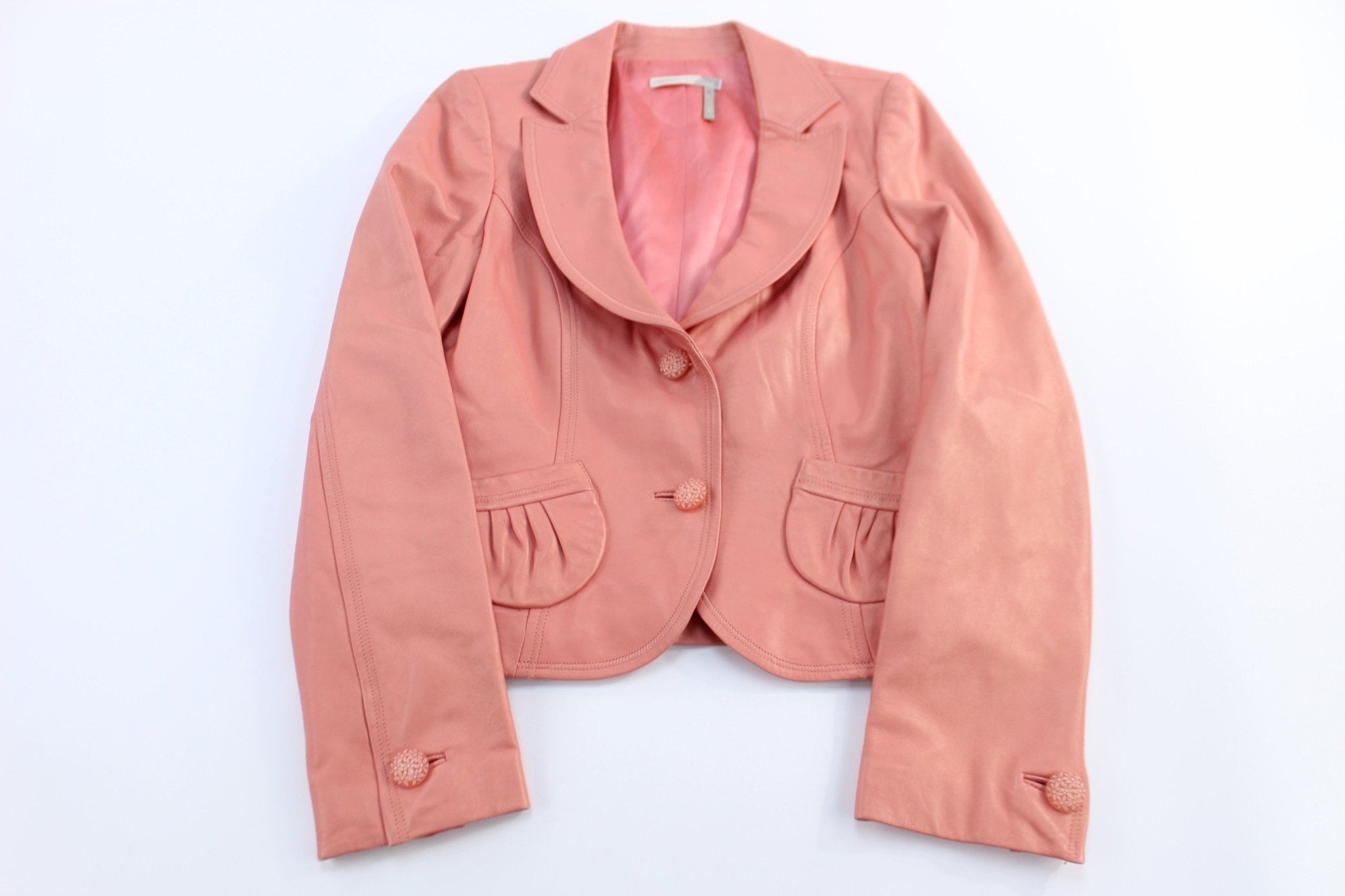 Women's Vintage Classiques Pink Button Blazer - Jackets - Thrifted Threads