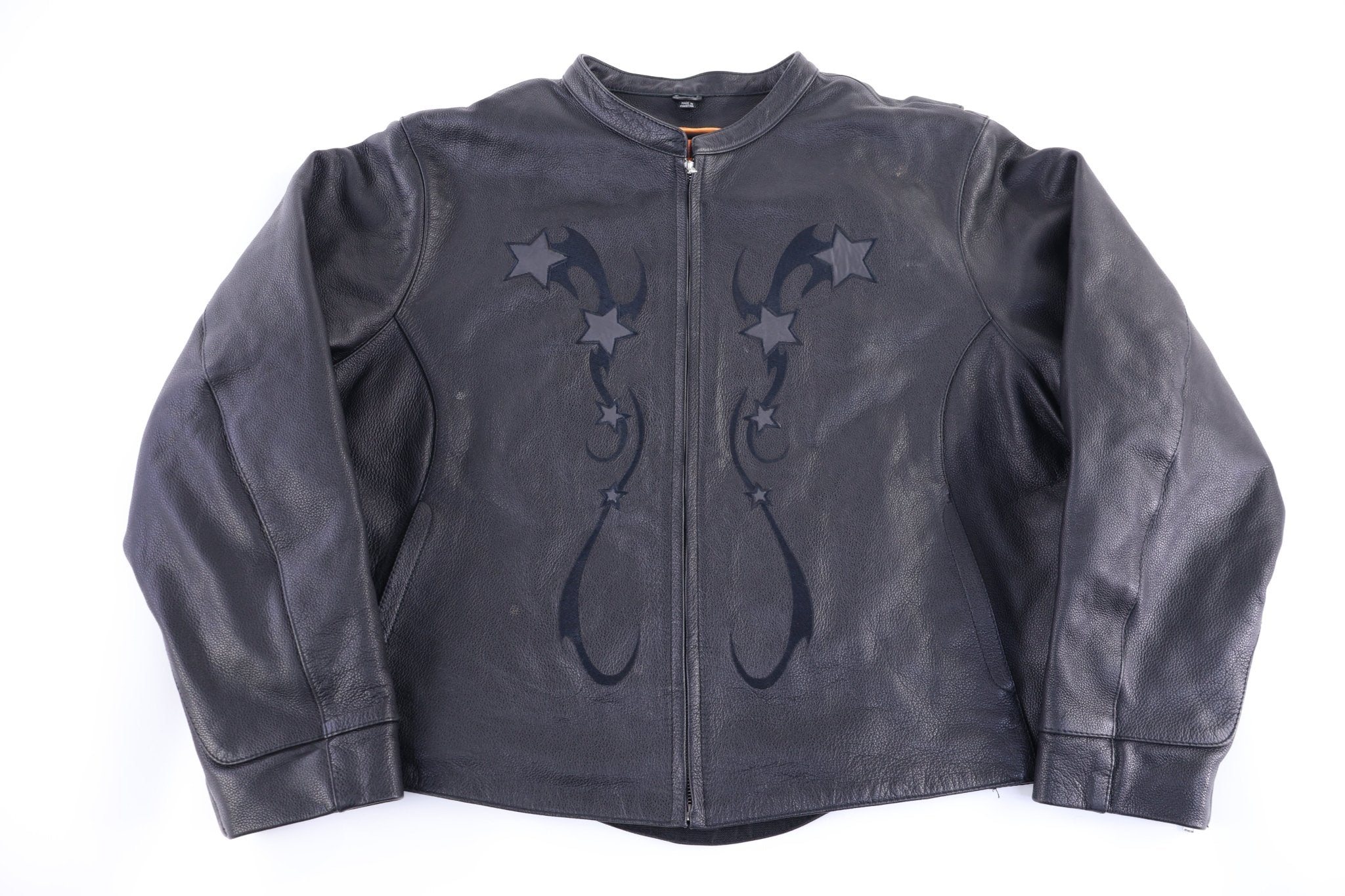 Women's Vintage First Classics Black Full Zip Leather Jacket - Jacket - Thrifted Threads