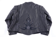 Women's Vintage First Classics Black Full Zip Leather Jacket - Jacket - Thrifted Threads