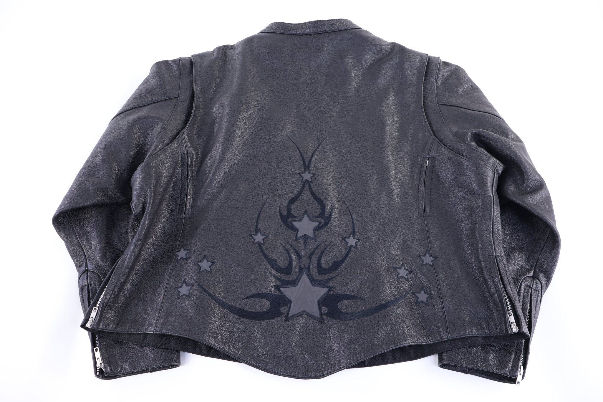 Women's Vintage First Classics Black Full Zip Leather Jacket - Jacket - Thrifted Threads