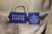 Women's Vintage Hillard & Hanson Tan Leather Jacket - jacket - Thrifted Threads