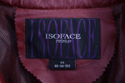 Women's Vintage Isoface Red Leather Jacket - Jacket - Thrifted Threads