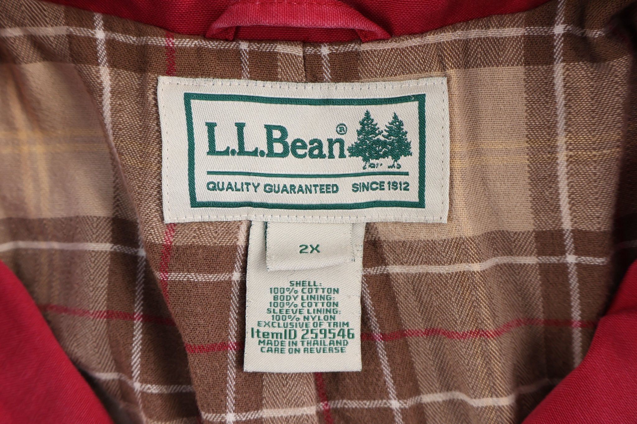 Women's Vintage L.L. Bean Maroon Chore Jacket - Jacket - Thrifted Threads