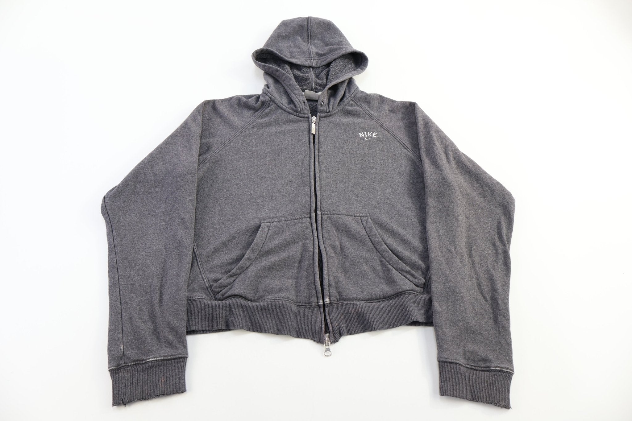 Women's Vintage Nike Embroidered Logo Full Zip Jacket - Jacket - Thrifted Threads
