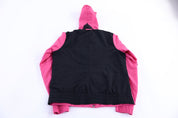 Women's Vintage Nike Pink & Black Full Zip Jacket - Jacket - Thrifted Threads