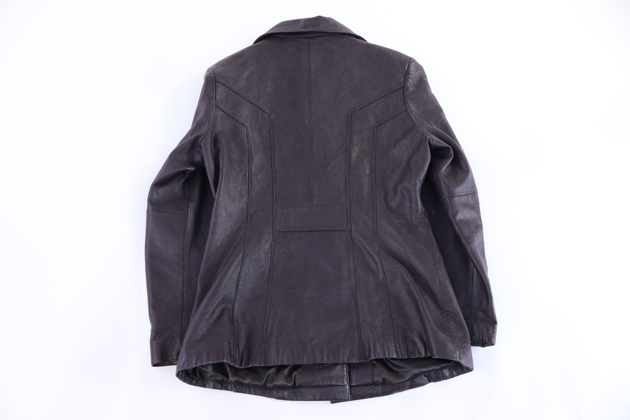 Women's Vintage Pelle Studio Brown Leather Coat - Jacket - Thrifted Threads