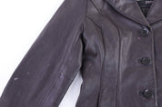 Women's Vintage Pelle Studio Brown Leather Coat - Jacket - Thrifted Threads