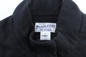 Women's Vintage Pendleton Black Wool Zip Up Jacket - Jacket - Thrifted Threads