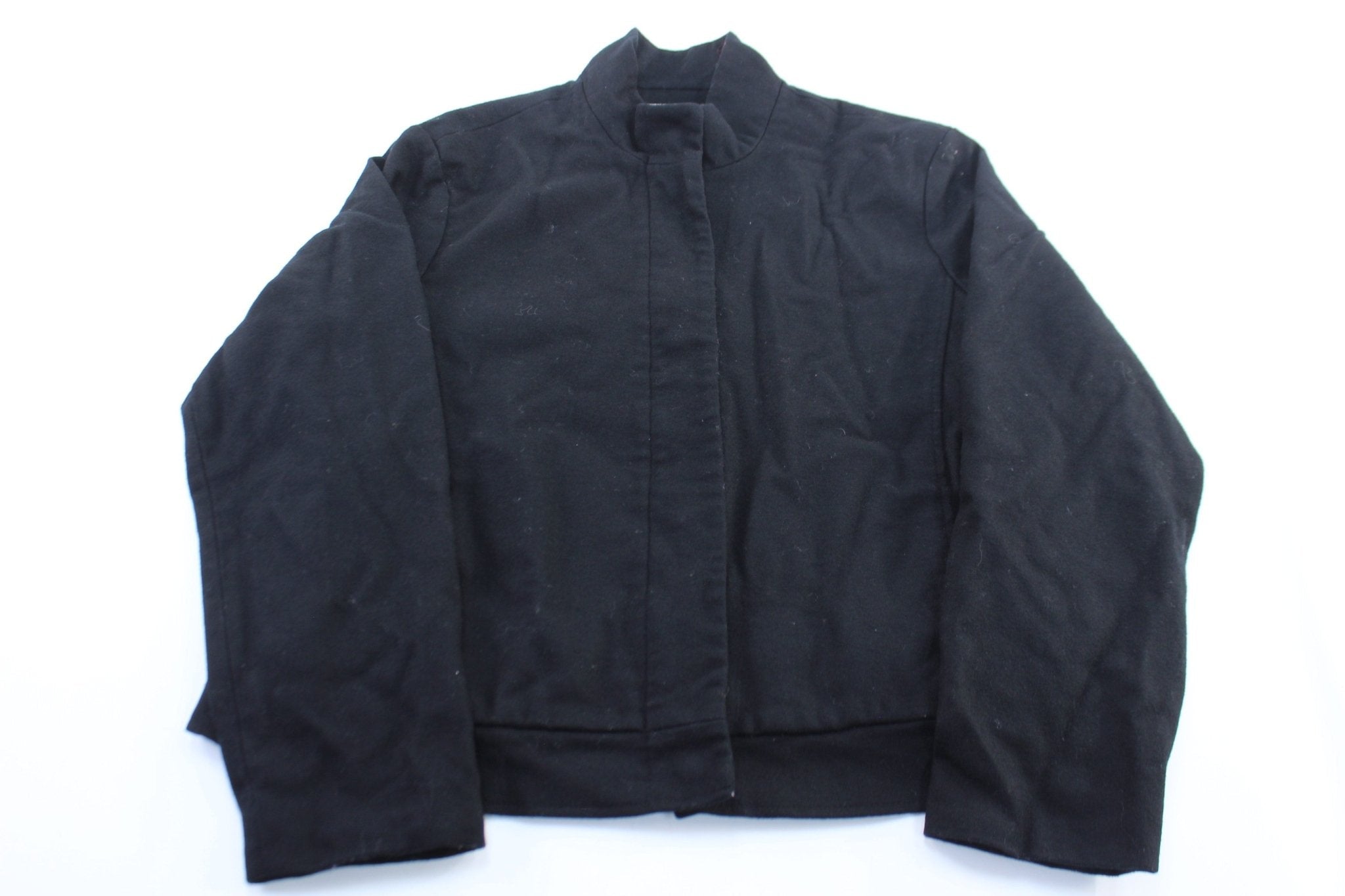 Women's Vintage Pendleton Black Wool Zip Up Jacket - Jacket - Thrifted Threads