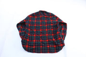 Women's Vintage Pendleton Woolen Mills Red & Green LS Button Down Shirt - Button Ups/Downs - Thrifted Threads