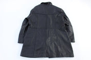 Women's Wilson Leather Black Leather Coat - Jacket - Thrifted Threads