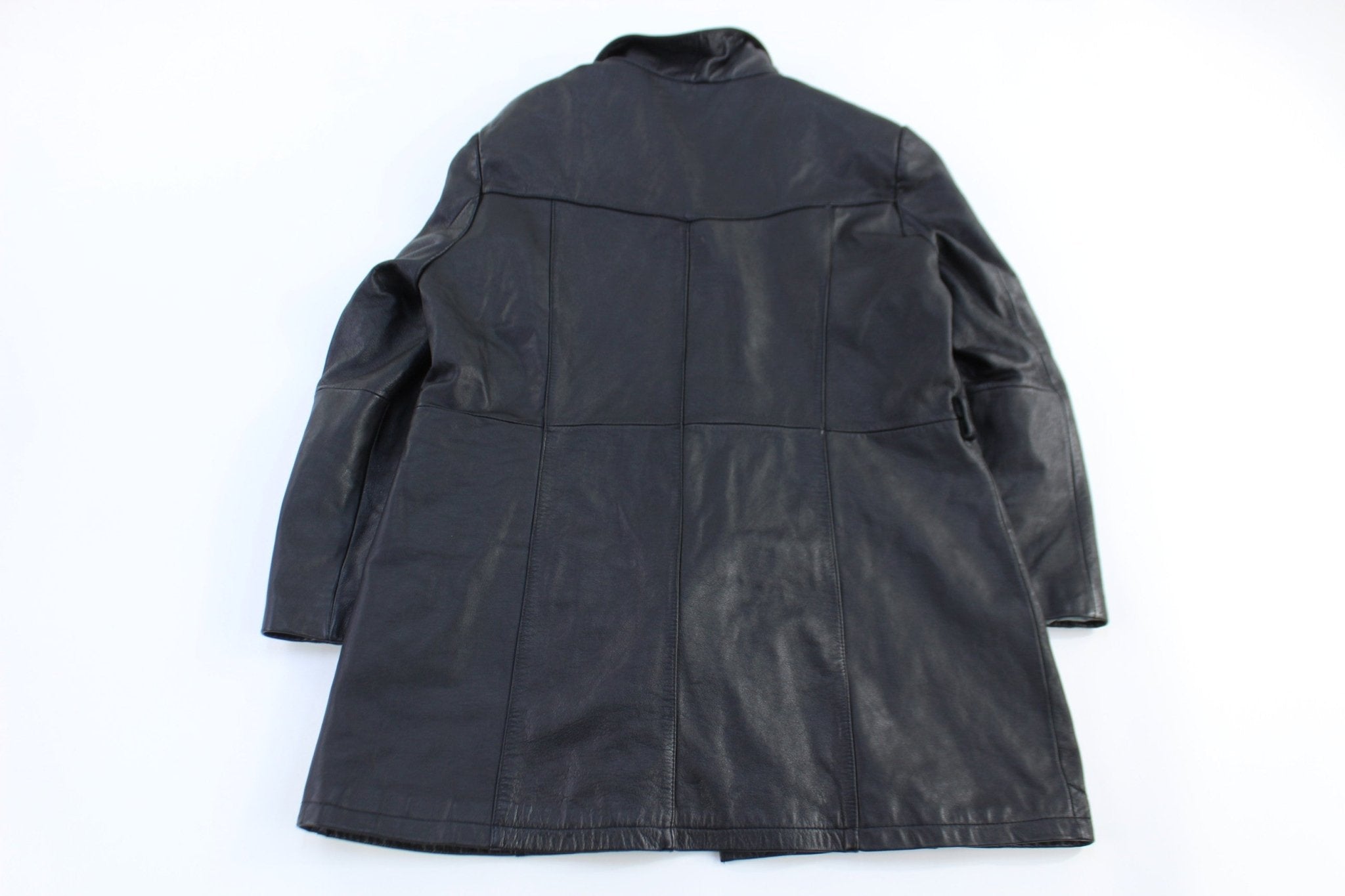 Women's Wilson Leather Black Leather Coat - Jacket - Thrifted Threads