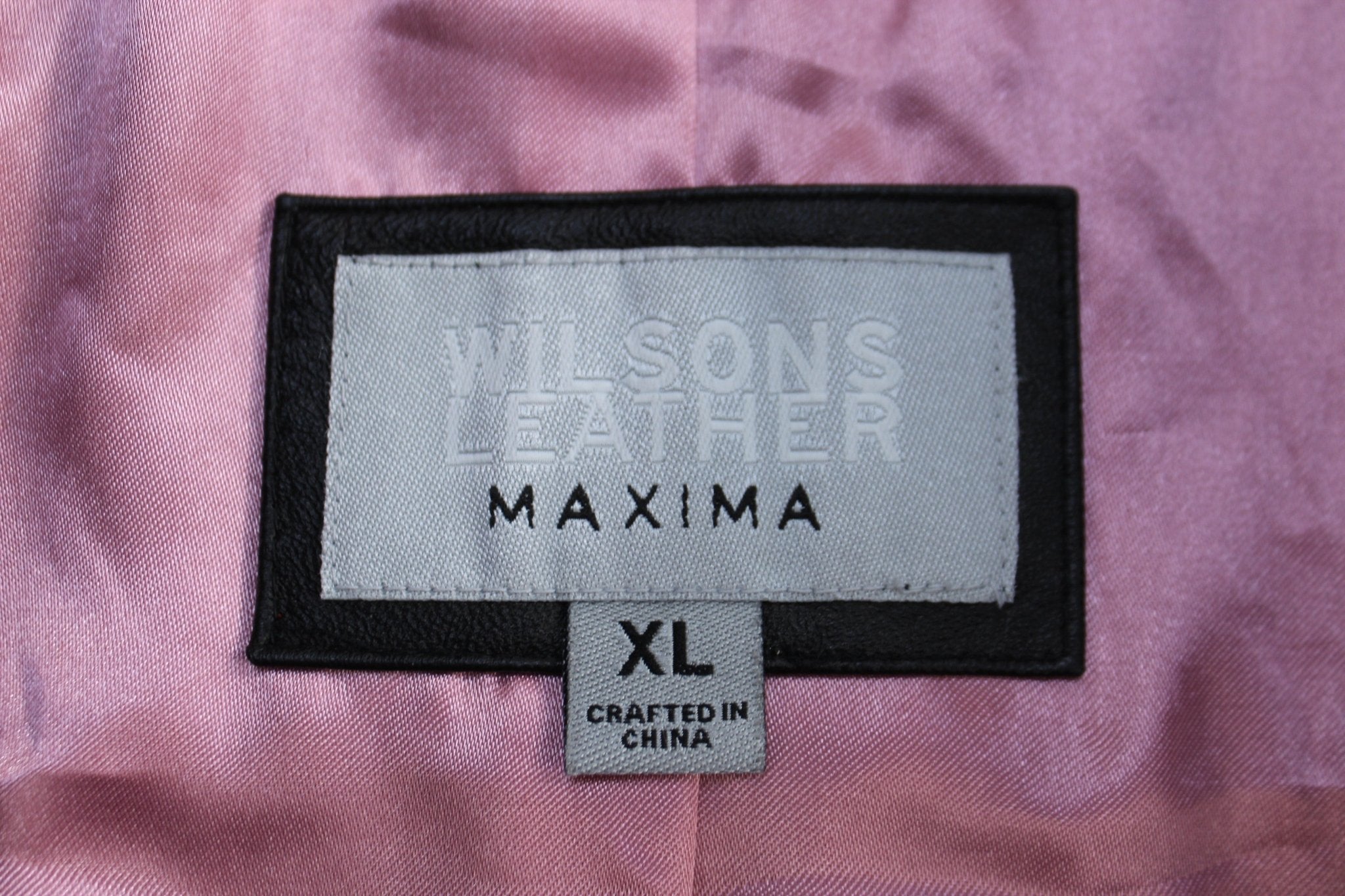 Women's Wilsons Leather Black Leather Jacket - Jacket - Thrifted Threads