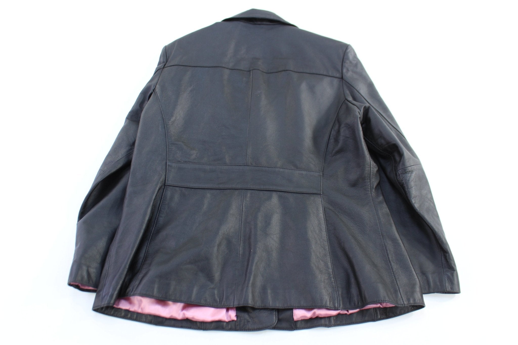 Women's Wilsons Leather Black Leather Jacket - Jacket - Thrifted Threads